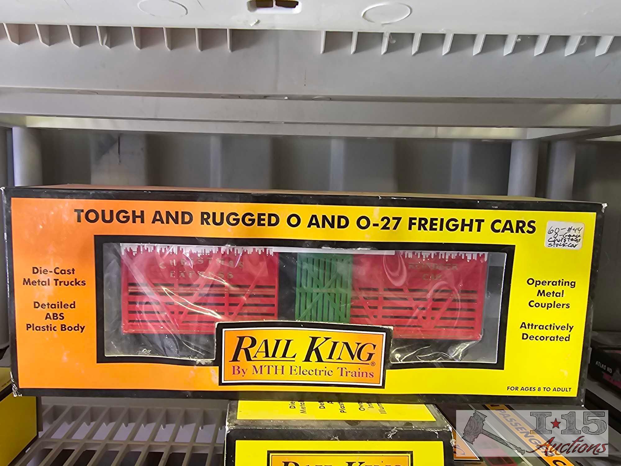 (8) Rail King Electric Model Trains