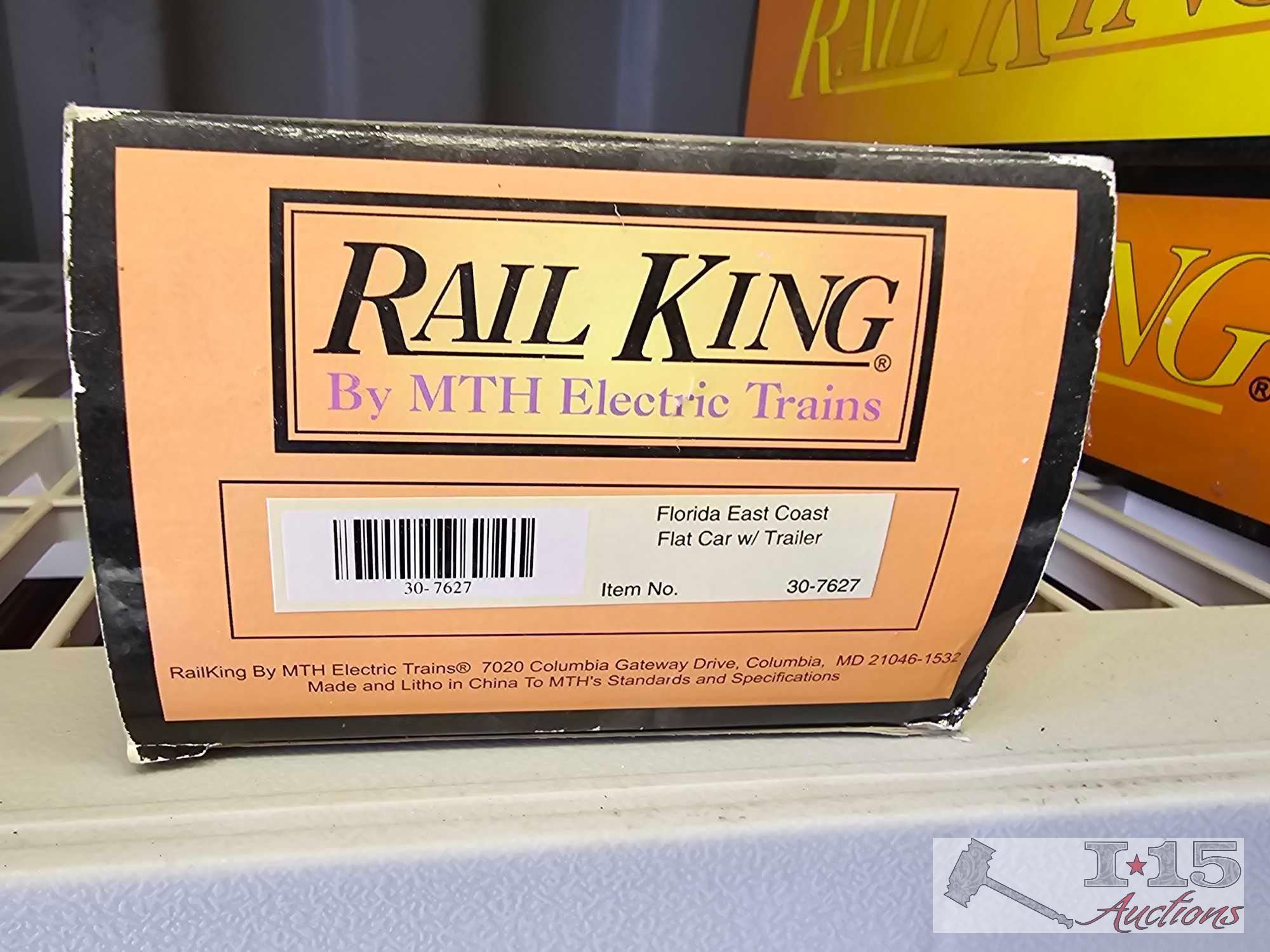 (8) Rail King Electric Model Trains