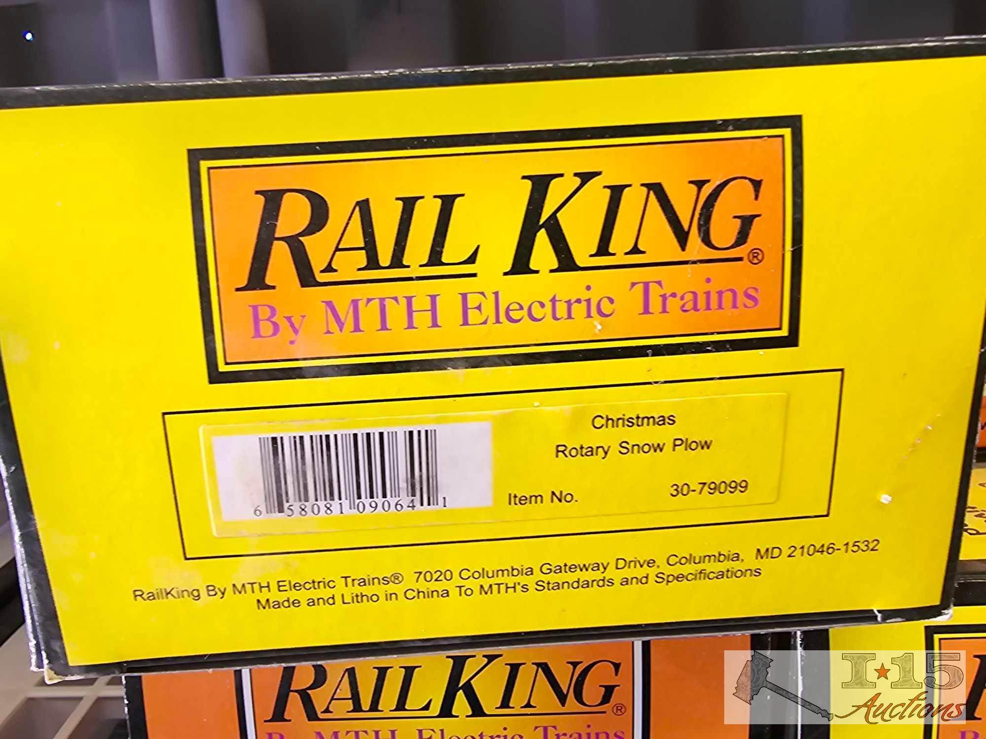 (8) Rail King Electric Model Trains