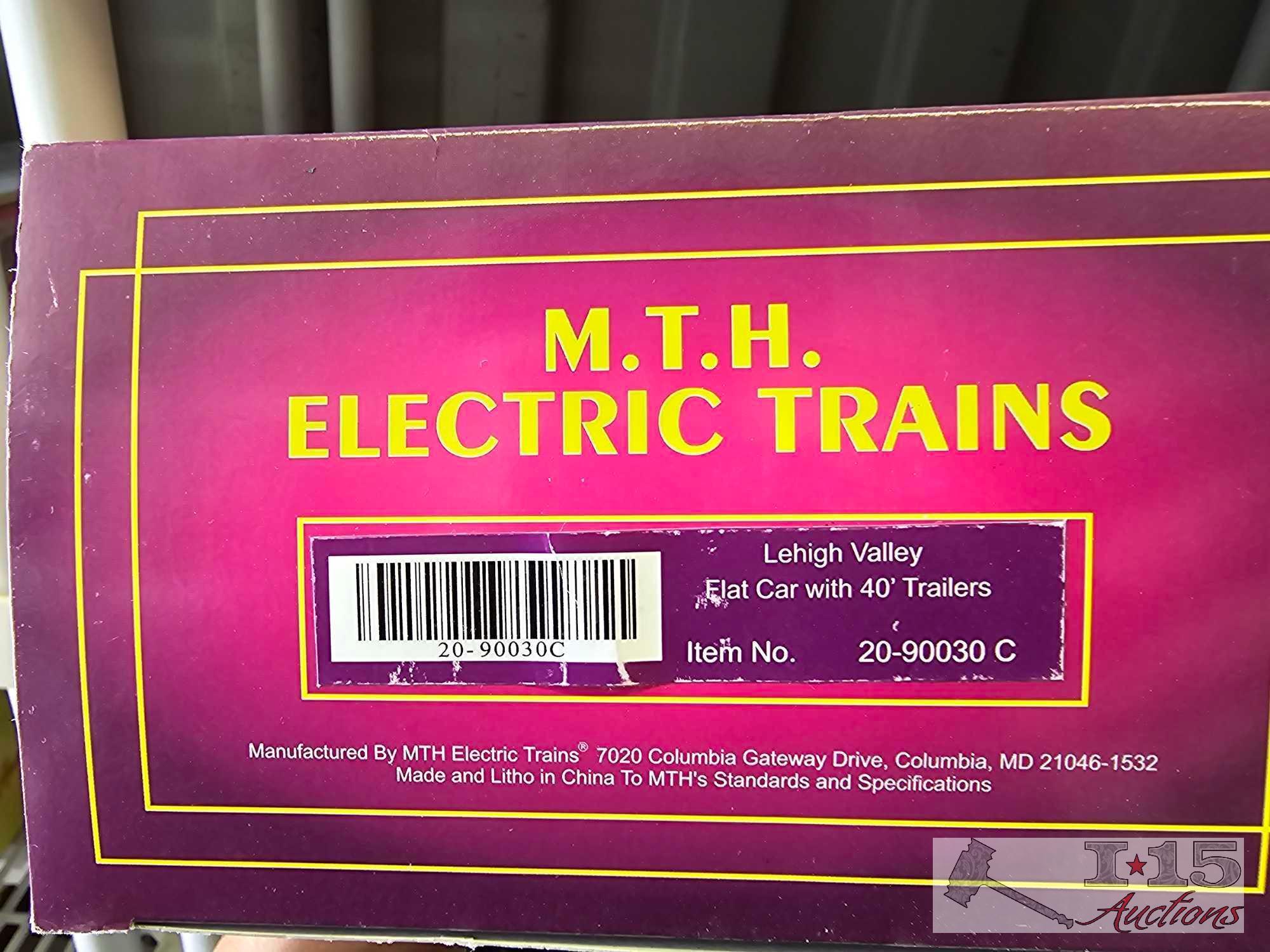 (5) MTH Electric Trains O-Scale Model Trains