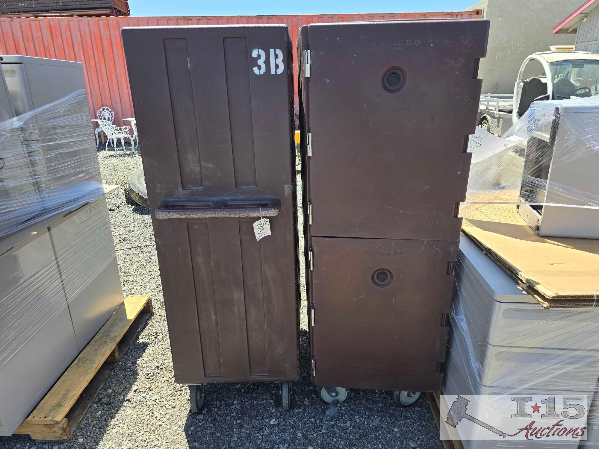 (2) Cambro Hot Food Transport Boxes