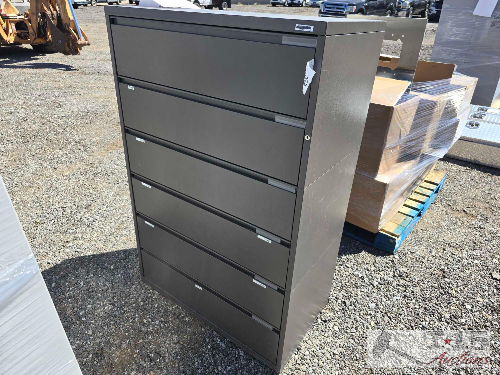 Metal 6 Drawer Filing Cabinet