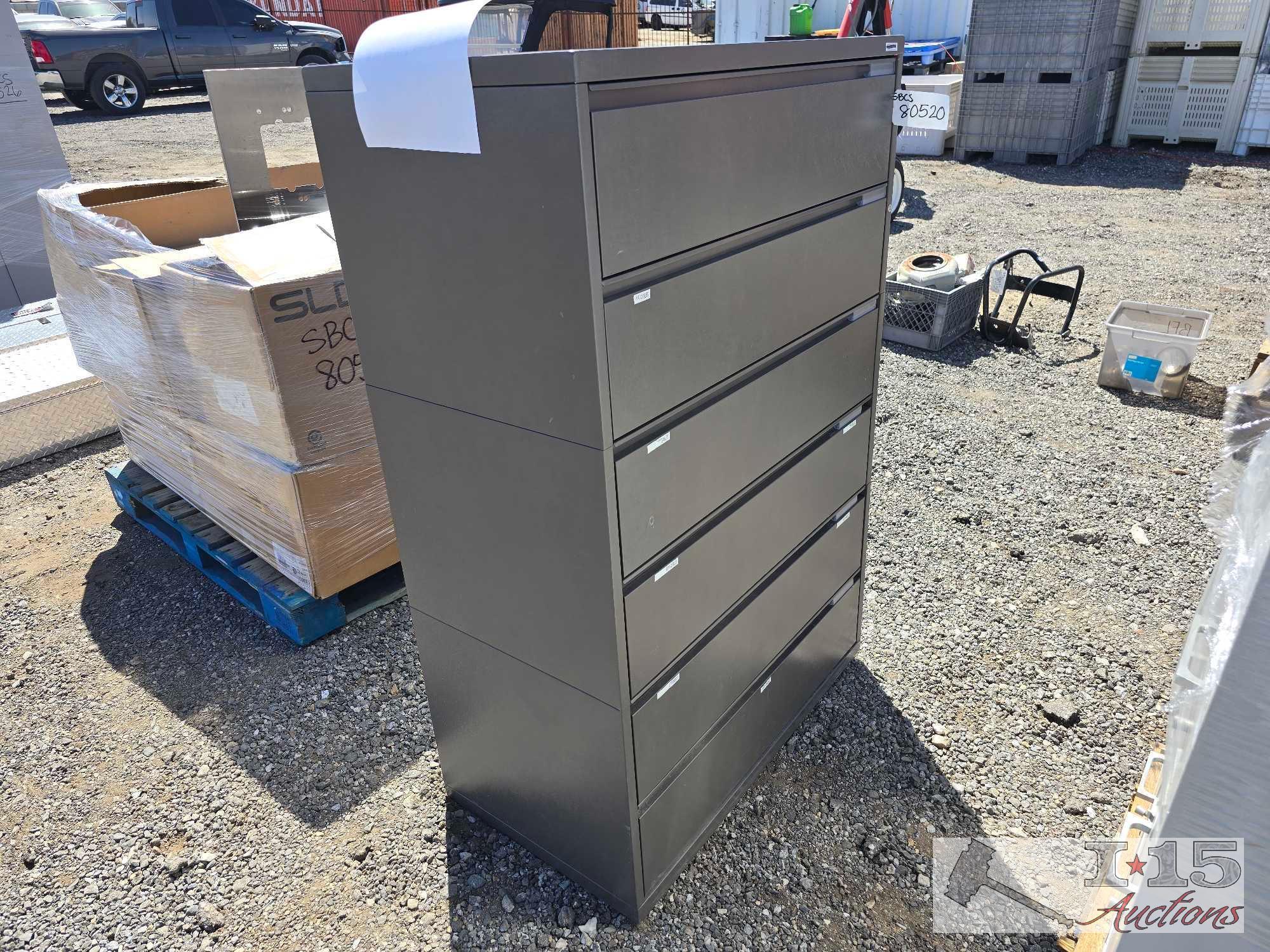 Metal 6 Drawer Filing Cabinet