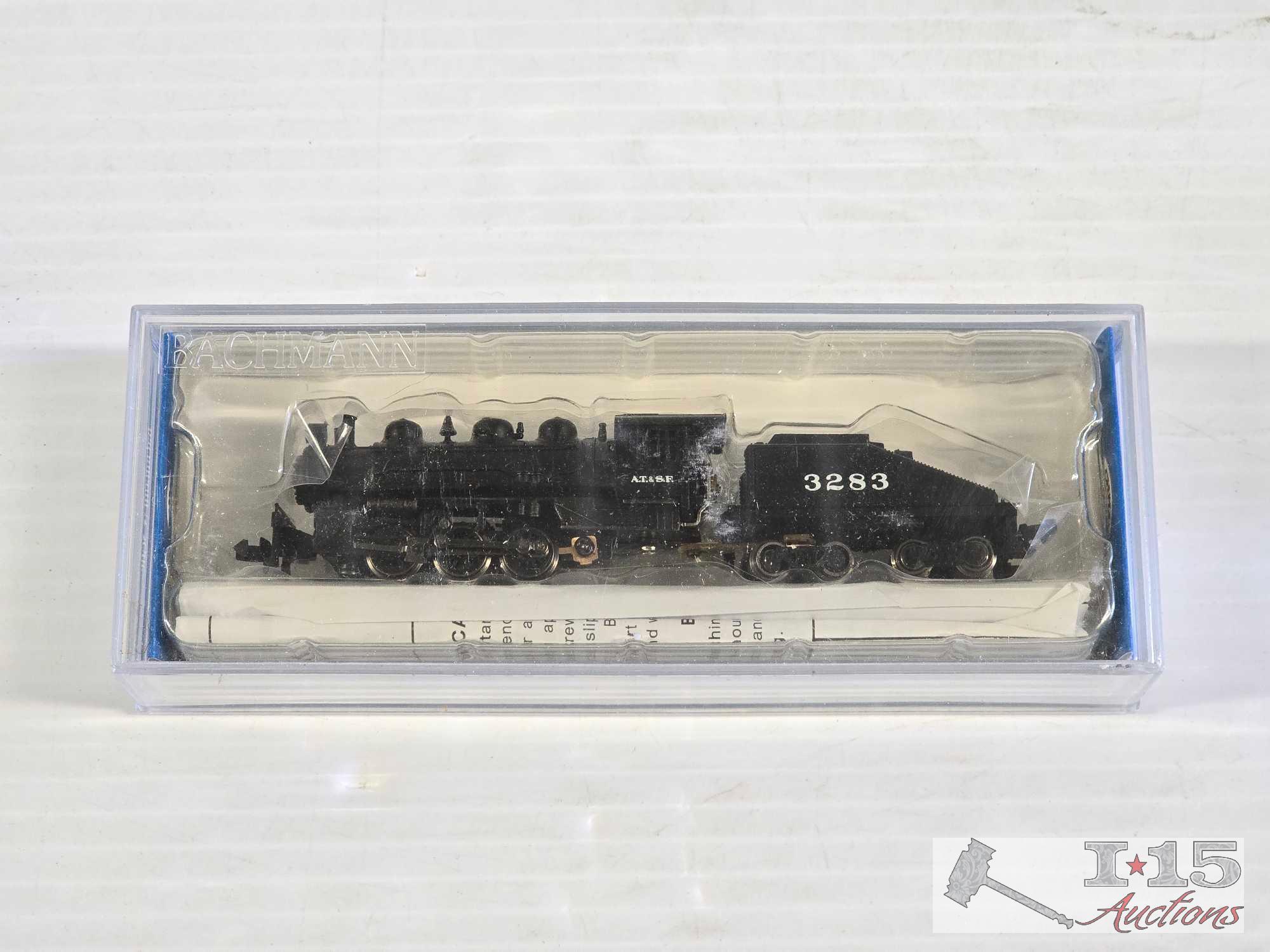 (4) Bachmann N Scale Locomotive Model Trains