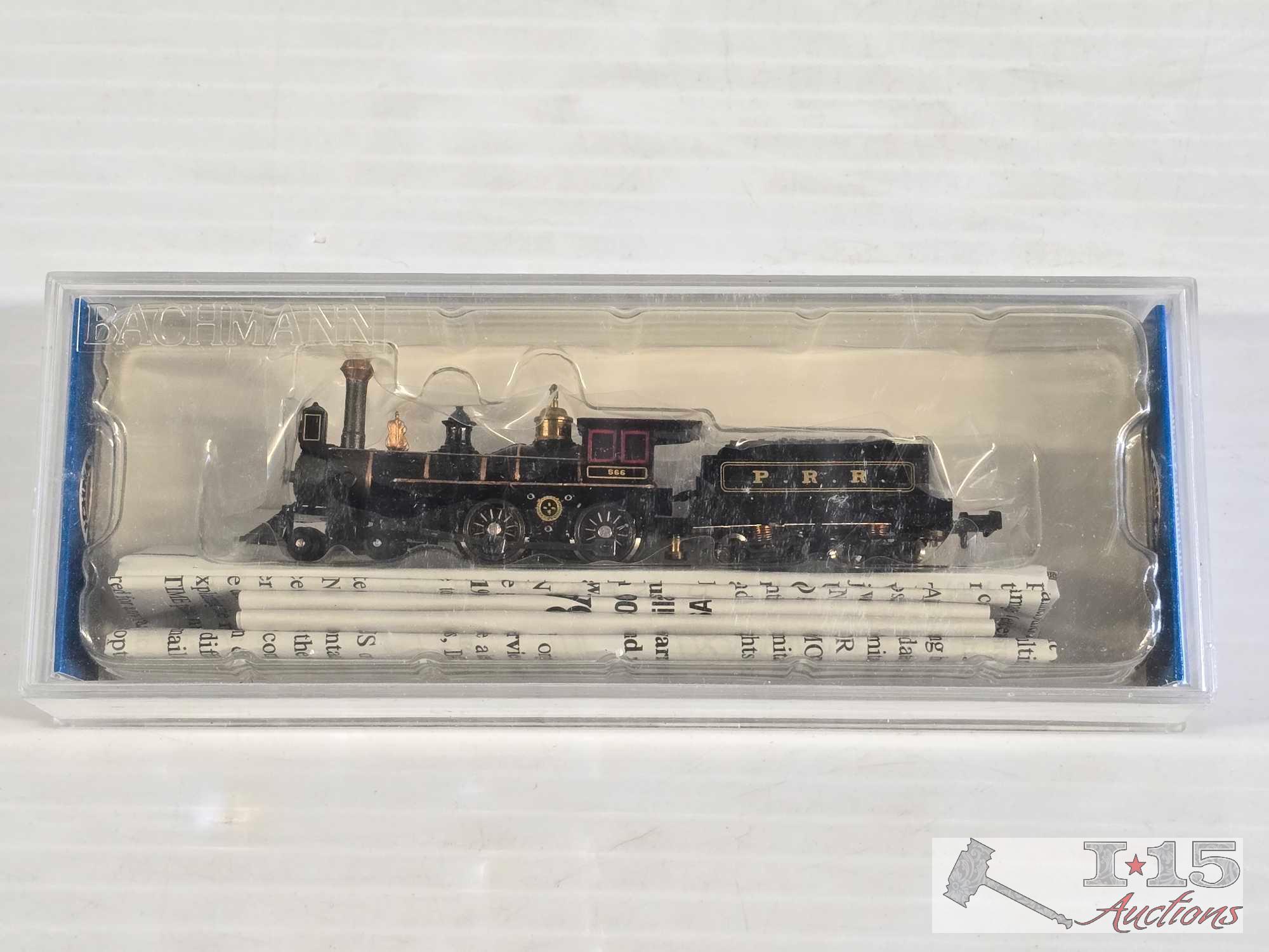 (4) Bachmann N Scale Locomotive Model Trains