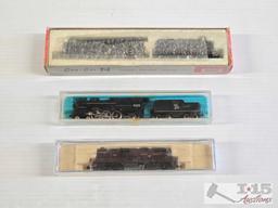 (3) Con - Cor N Scale Locomotive Model Trains