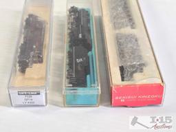 (3) Con - Cor N Scale Locomotive Model Trains