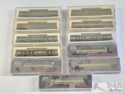 (9) Con-Cors N Scale Passenger Model Trains