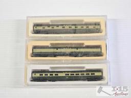 (9) Con-Cors N Scale Passenger Model Trains