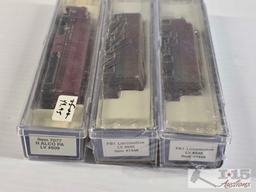 (6) N Scale Locomotive Model Trains