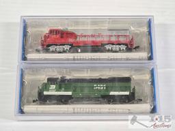 (5) Bachmann N Scale Locomotive Model Trains