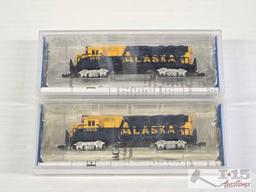 (5) Bachmann N Scale Locomotive Model Trains