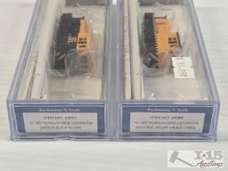 (5) Bachmann N Scale Locomotive Model Trains