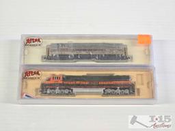 (5) Atlas N Scale Locomotive Model Trains