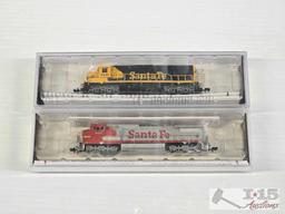 (5) Bachmann N Scale Locomotive Model Trains