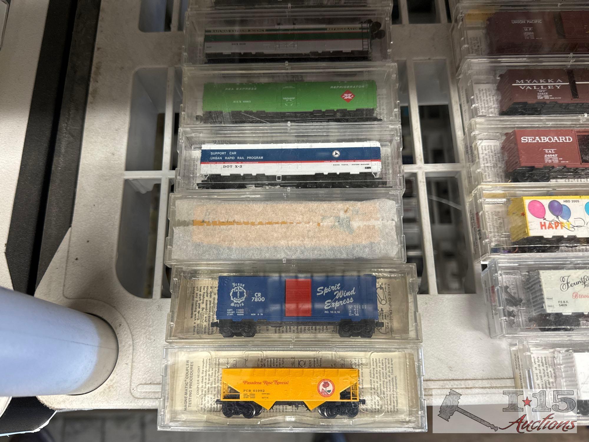 (80) Micro-Train N-Scale Model Trains