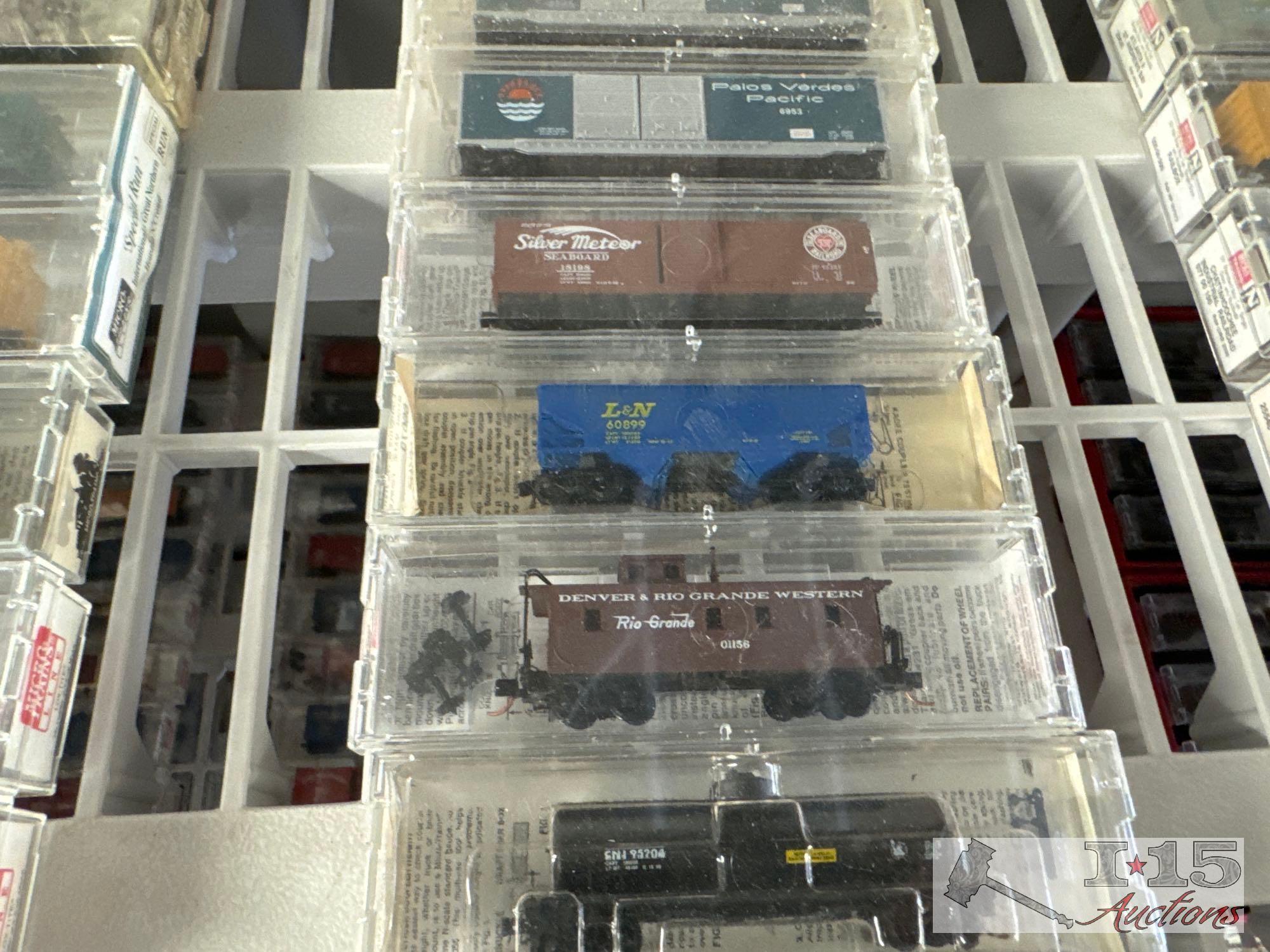 (80) Micro-Trains N-Scale Model Trains