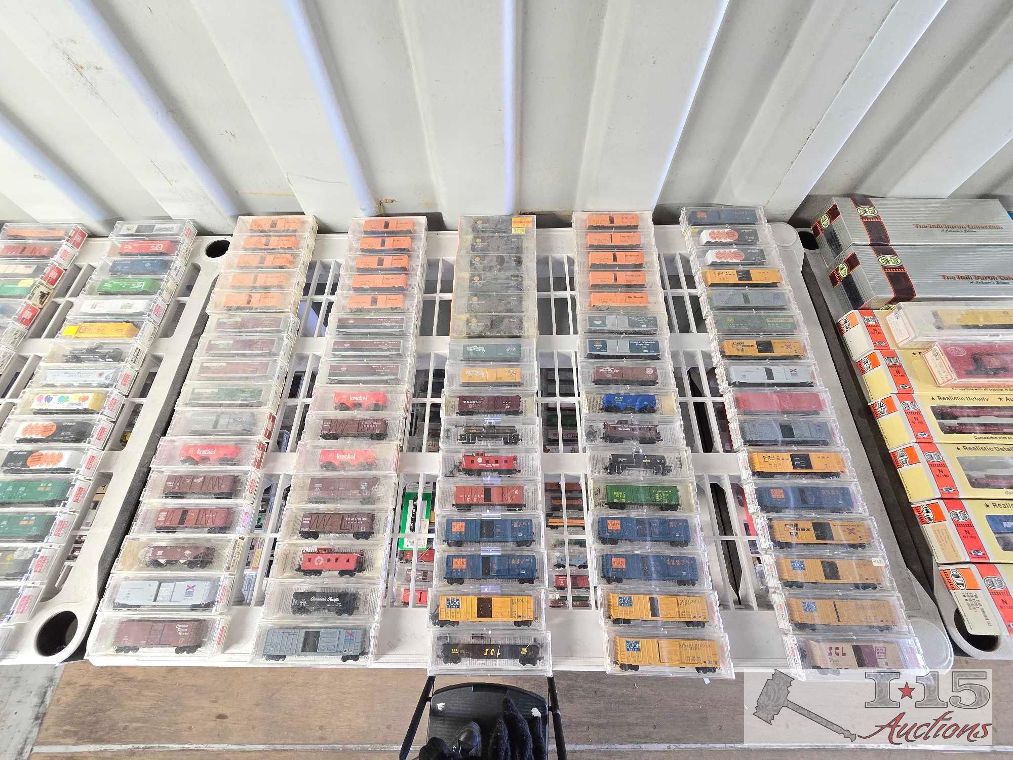 (80) Micro-Trains N-Scale Model Trains