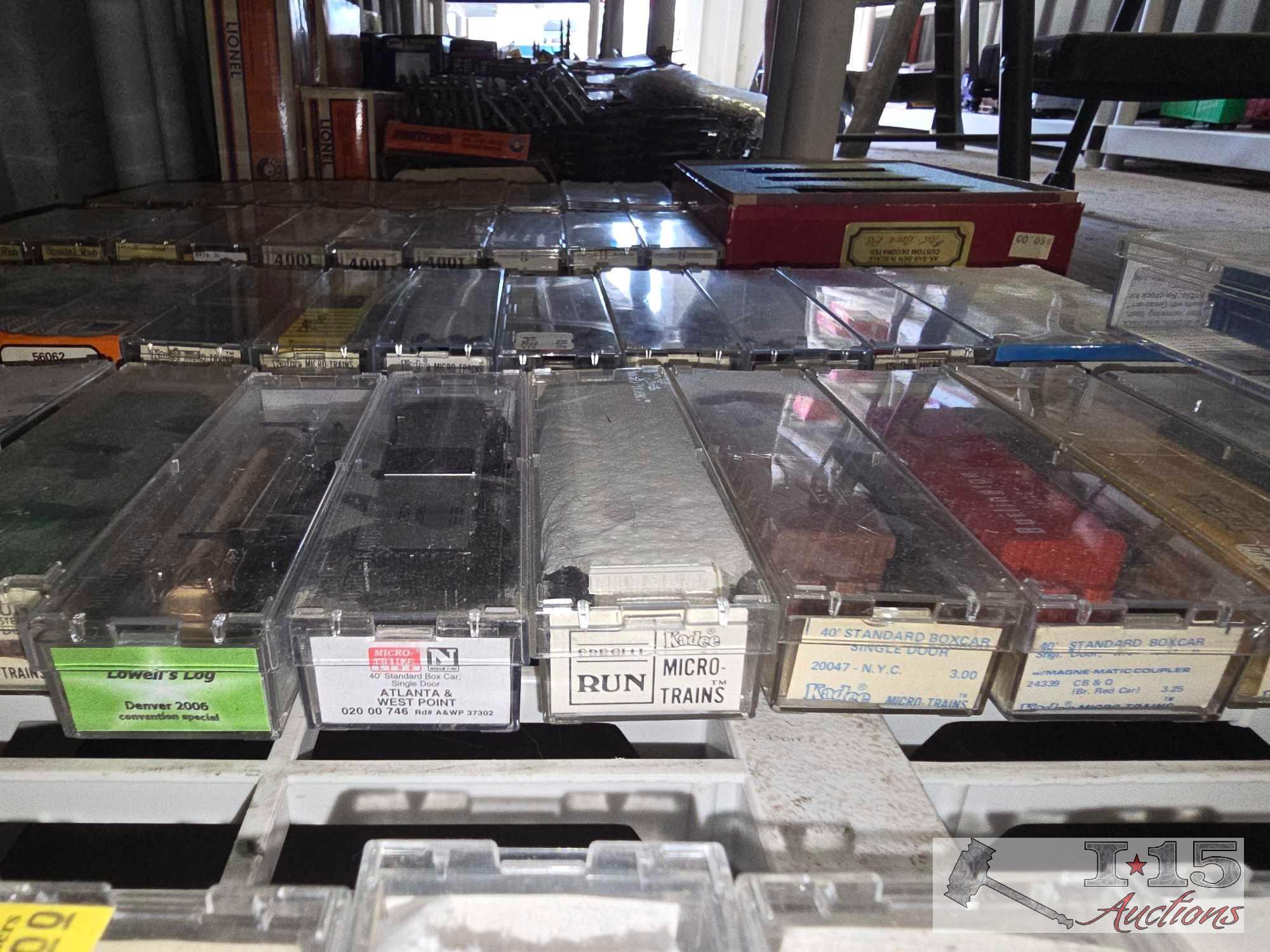 (65) Assorted N-Scale Model Trains