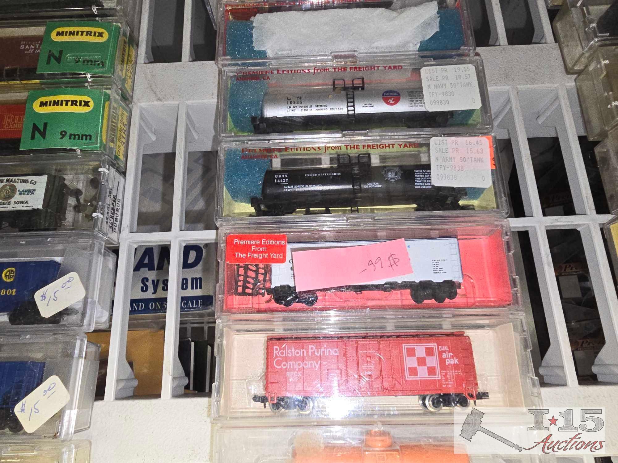 (63) Assorted N-Scale