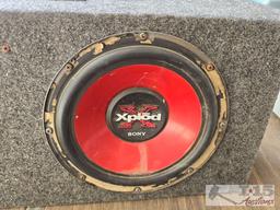(2) Sony Xplod Subwoofers in Box