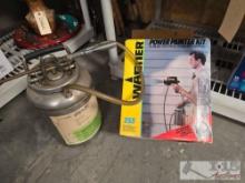 Wagner Power Painter and Craftsman Stainless Steel Sprayer