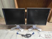 (2) Dell 19" Monitors