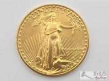 1987 $50 American Gold Eagle Coin, 1oz
