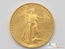 1988 $50 American Gold Eagle Coin, 1oz