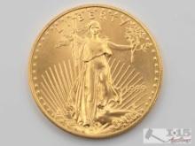 1999 $50 American Gold Eagle Coin, 1oz