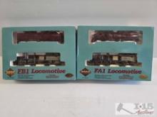 (2) Proto 2000 Series HO-Scale Locomotives