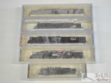 (5) Bachmann N Scale Locomotive Model Trains