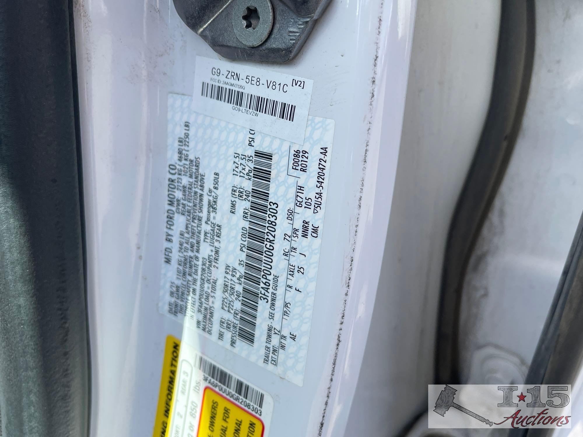 2016 Ford Fusion Hybrid