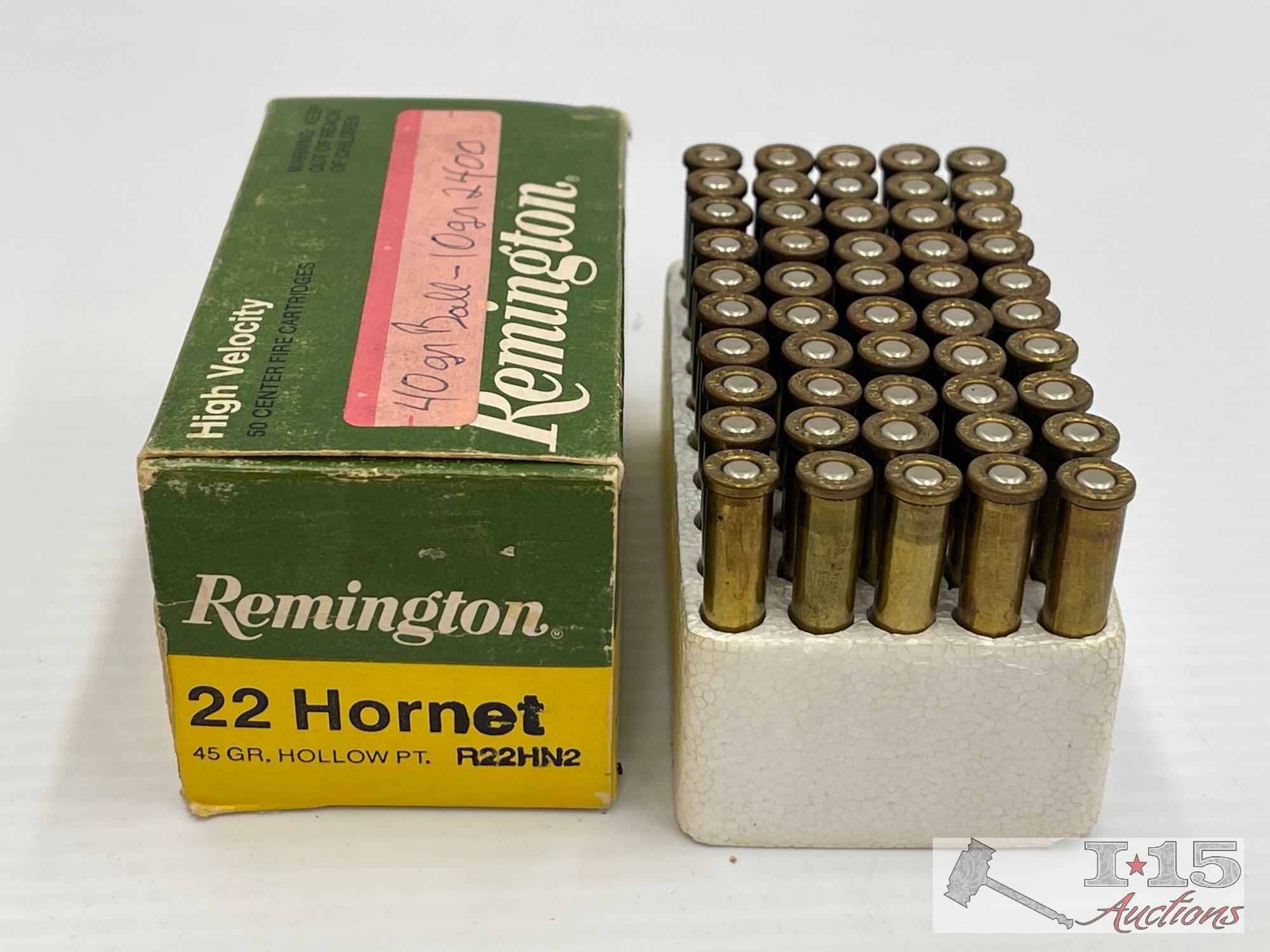 Over 250 Rounds of .22 Hornet Ammo