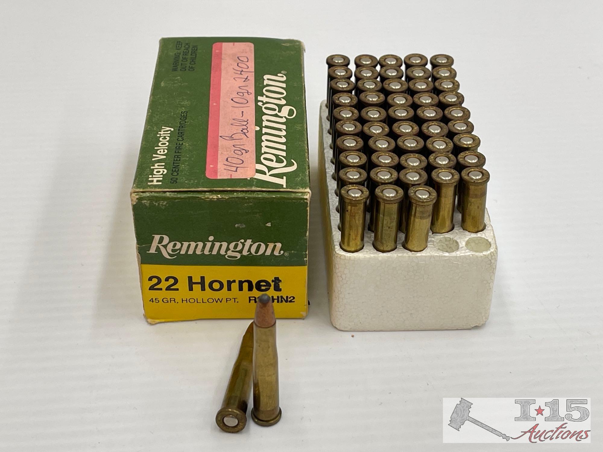 Over 250 Rounds of .22 Hornet Ammo