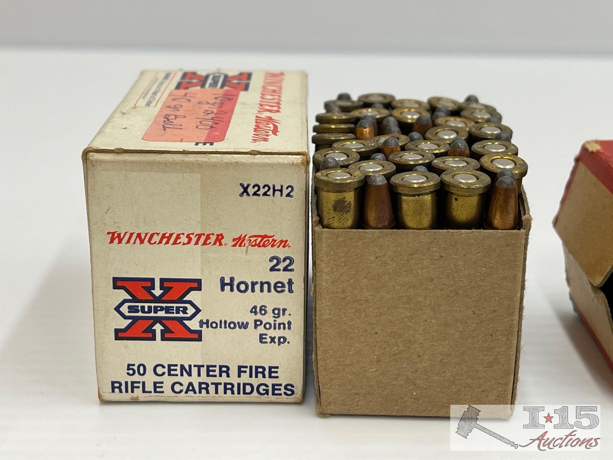 Over 250 Rounds of .22 Hornet Ammo