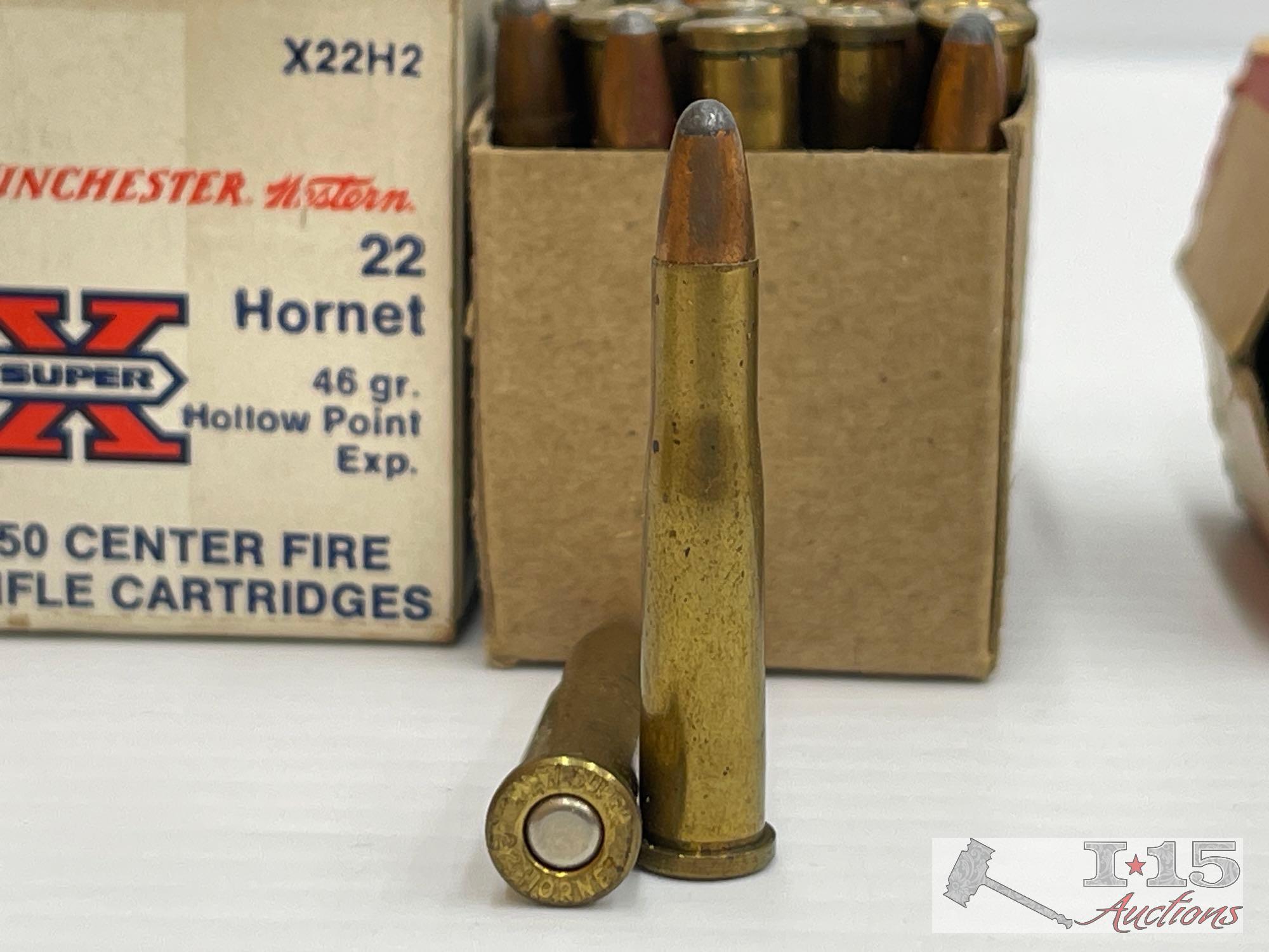 Over 250 Rounds of .22 Hornet Ammo
