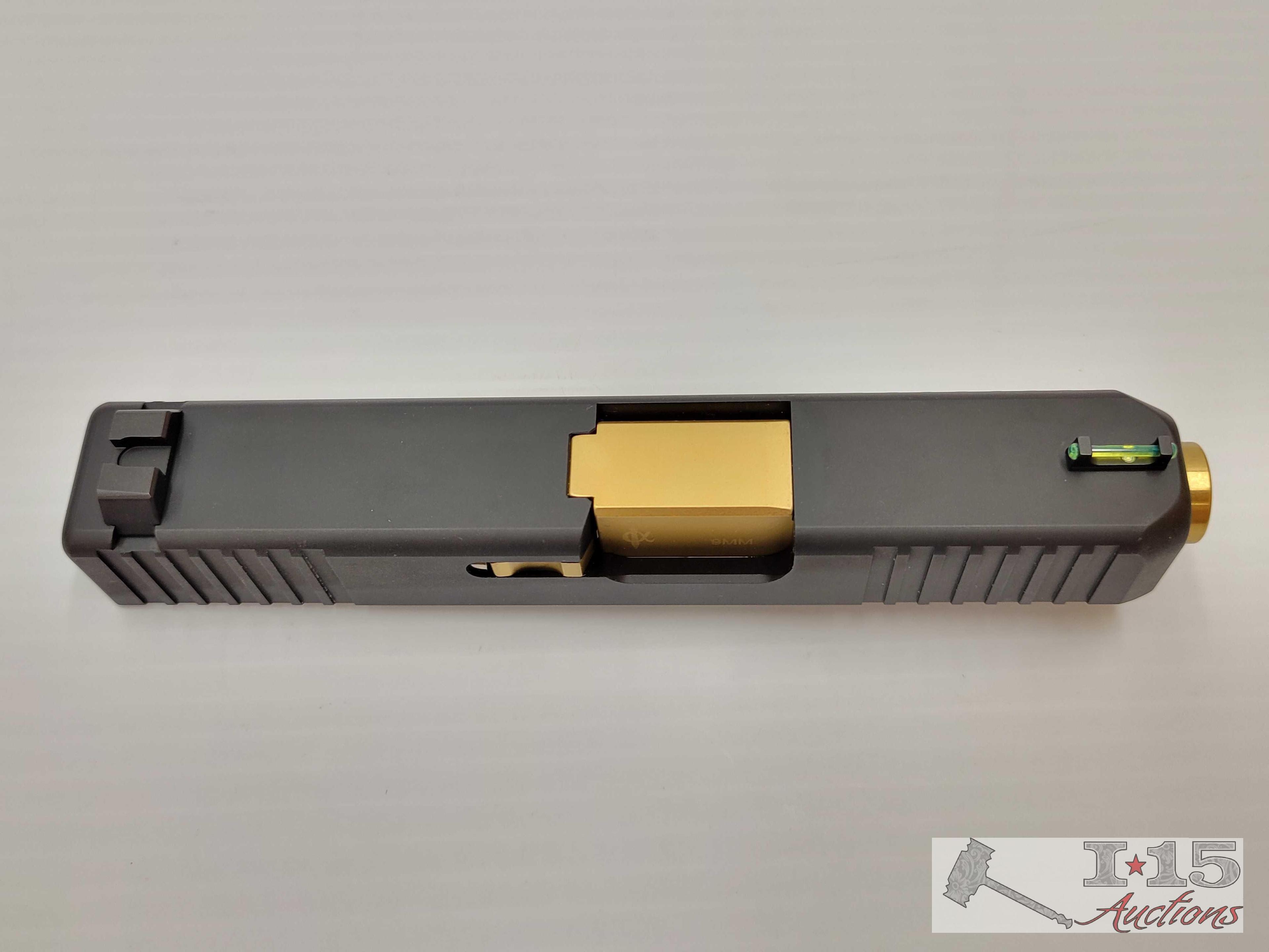 9mm Glock Slide with Barrel & Spring
