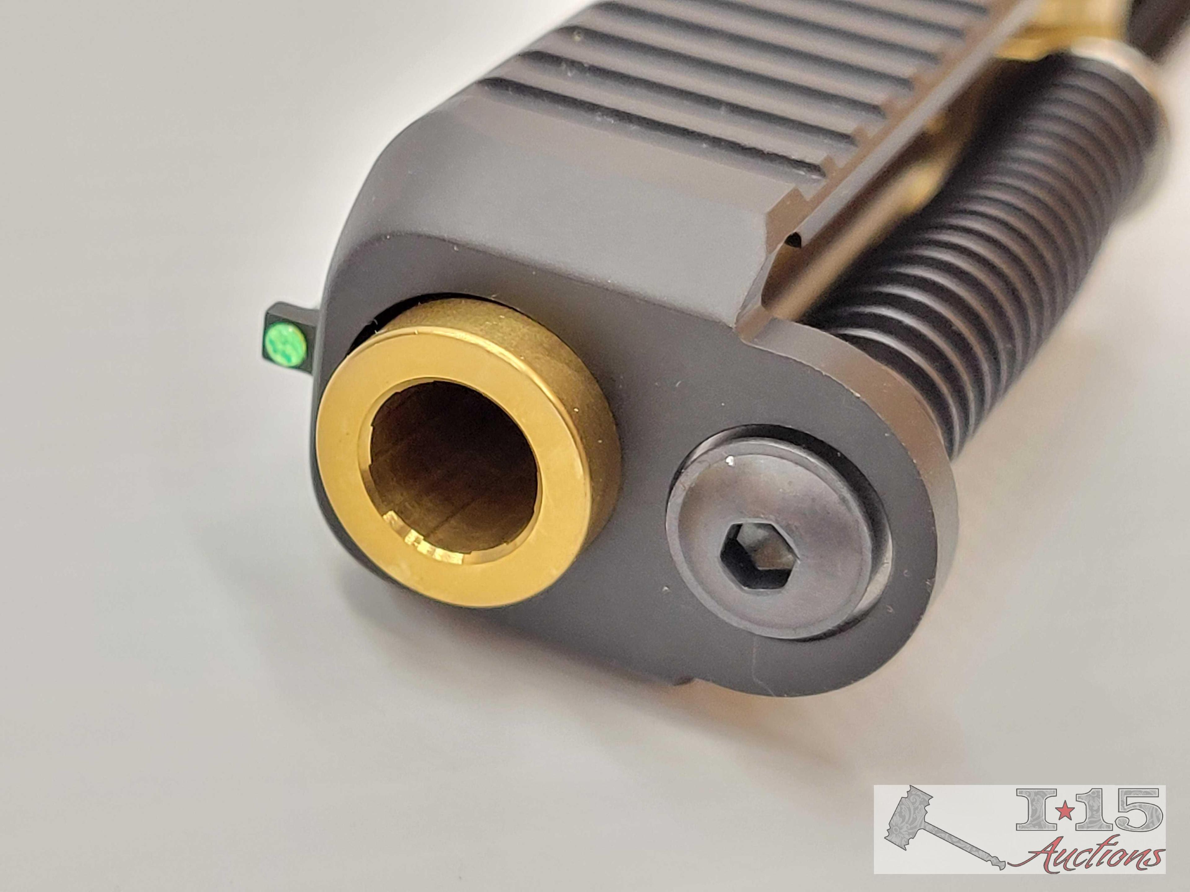 9mm Glock Slide with Barrel & Spring