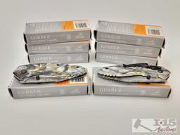 (8) Gerber Mini-Remix Pocket Knives