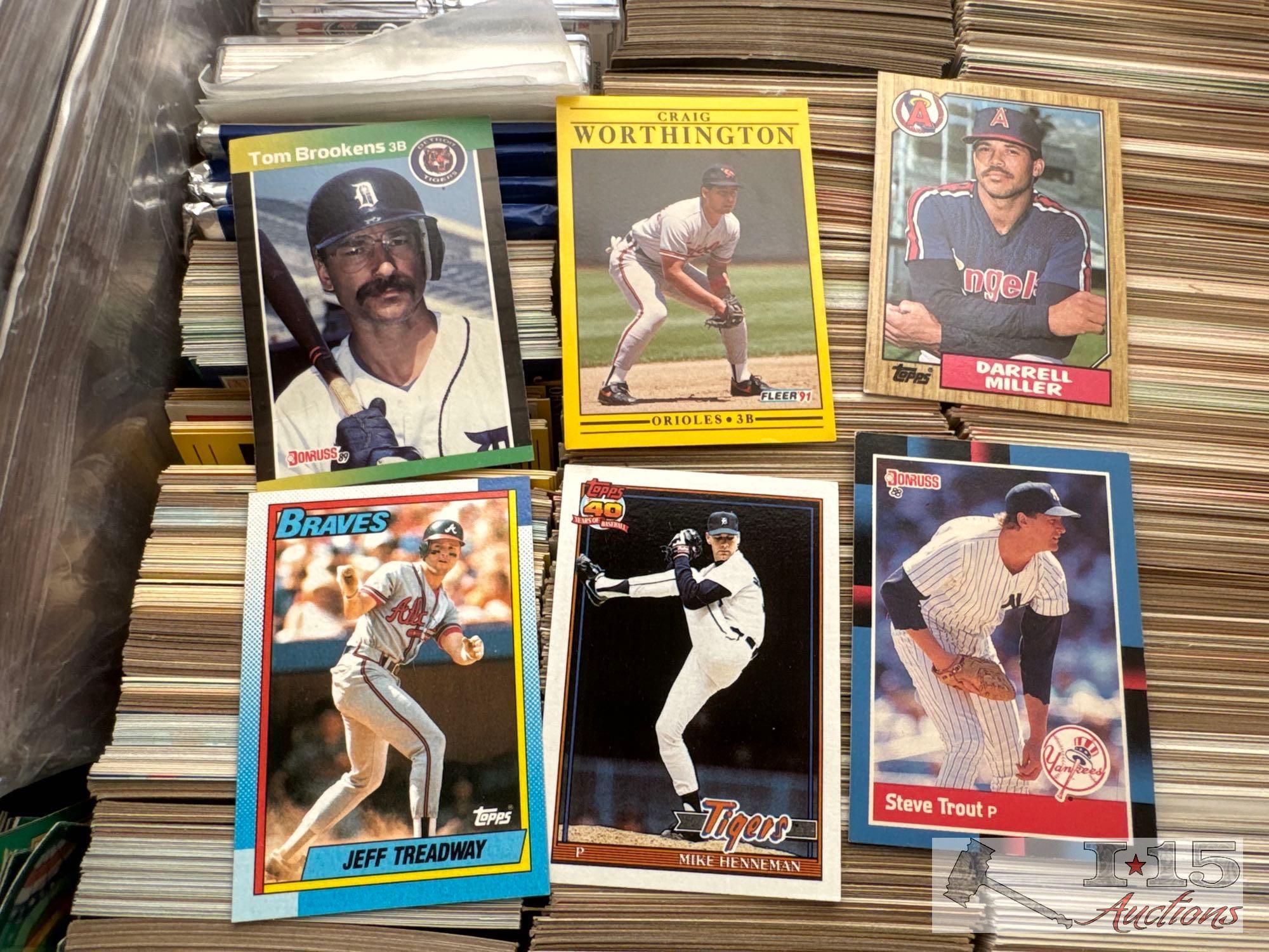 Over 2000 Baseball Cards