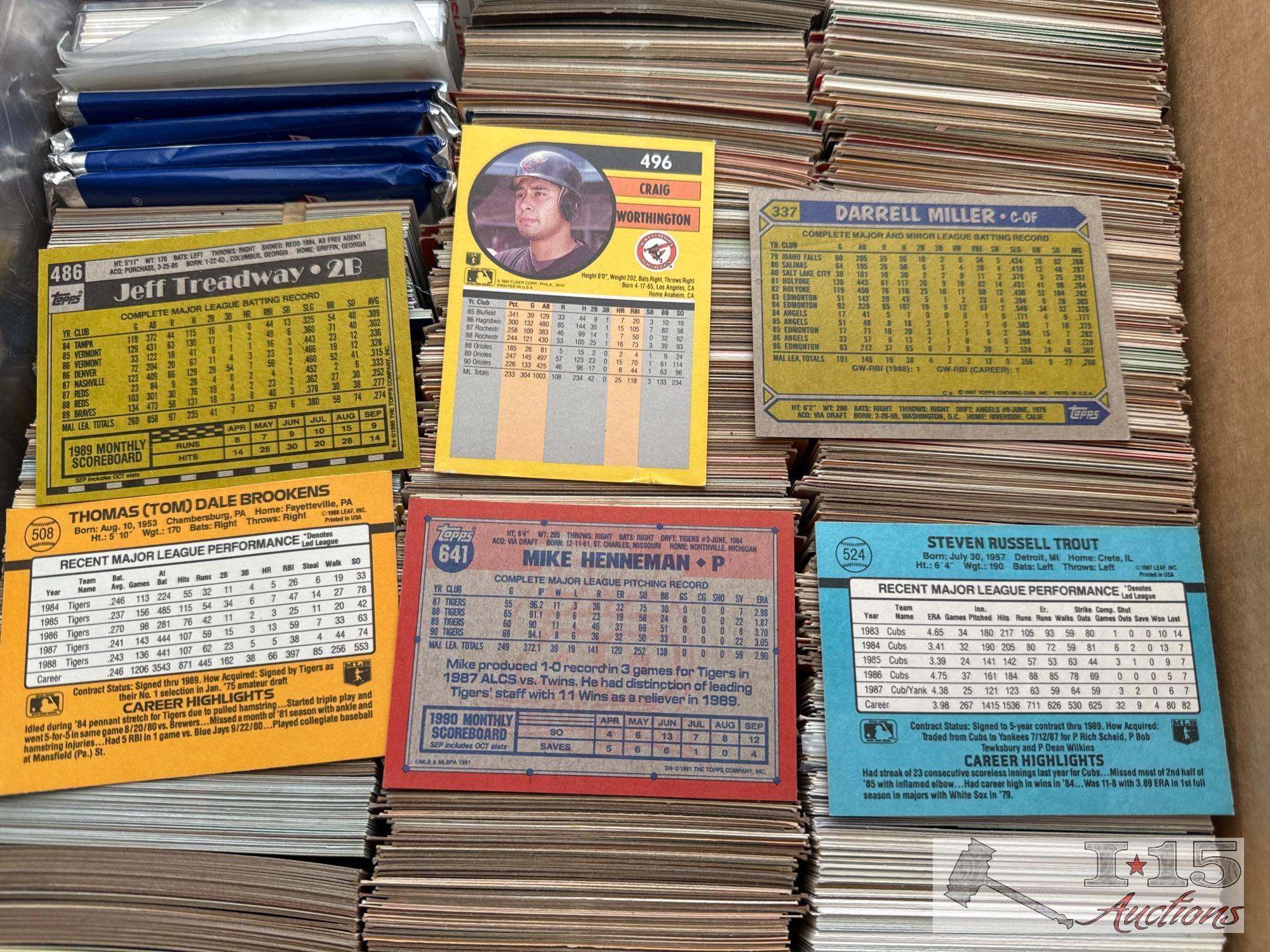 Over 2000 Baseball Cards