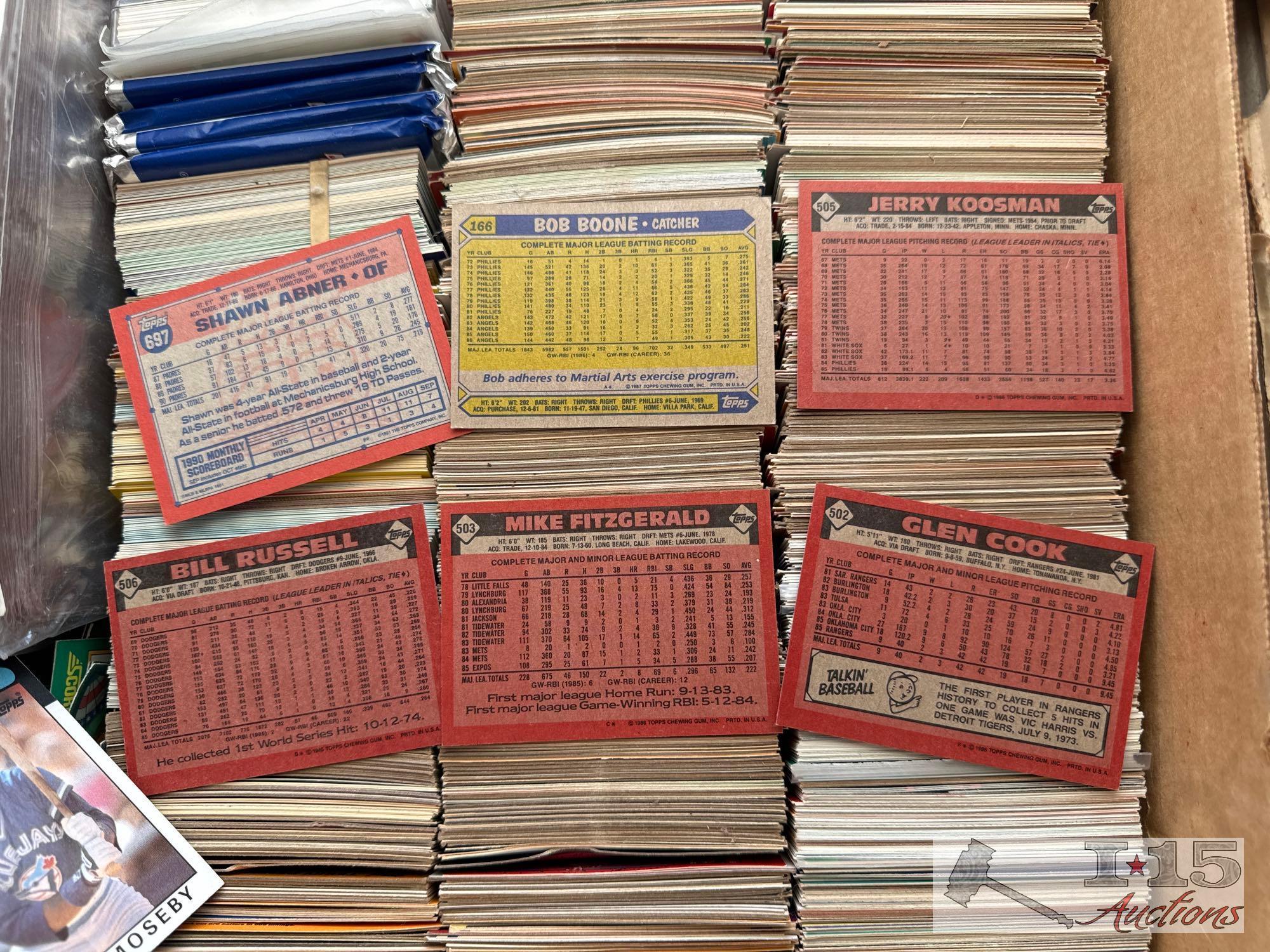 Over 2000 Baseball Cards