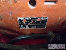 HILTI Jackhammer, Case, and Attachments