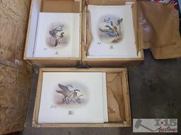 Approx (600) Ronald Louque Duck Stamp Prints