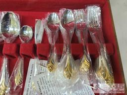 Cambridge Stainless Steel Silverware Set with Box