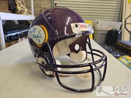 Riddle Replica Autographed Minnesota Vikings Helmet