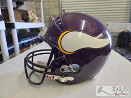 Riddle Replica Autographed Minnesota Vikings Helmet
