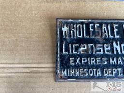 2 License Plates and 1 Plate