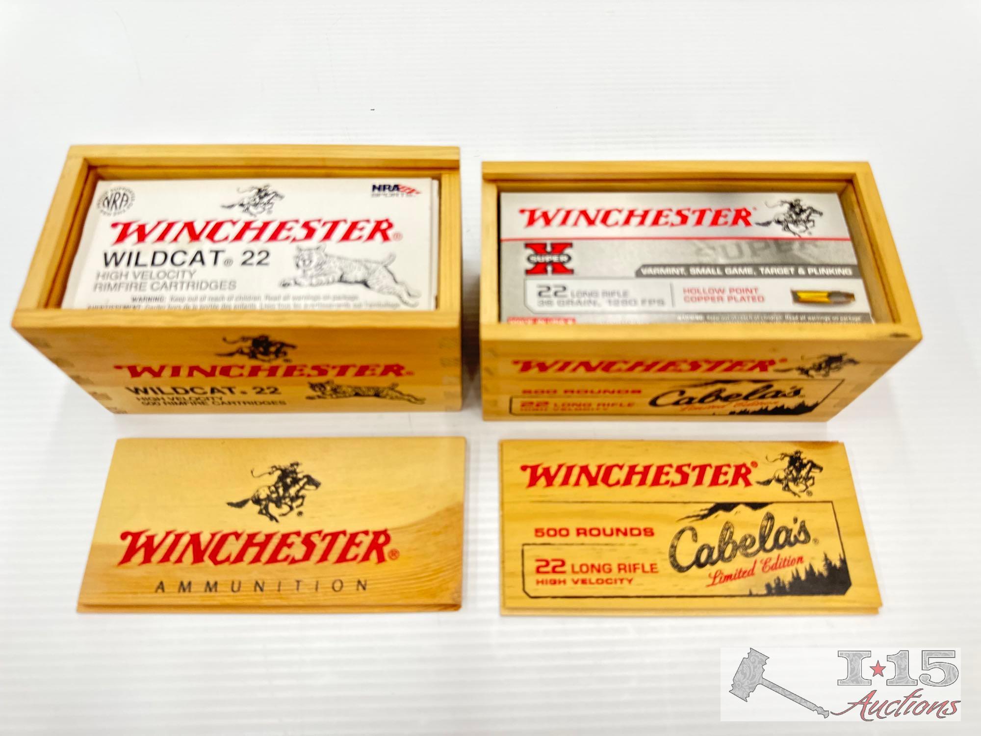 NEW!!! (1000) Rounds of Winchester .22 & .22lr Ammo